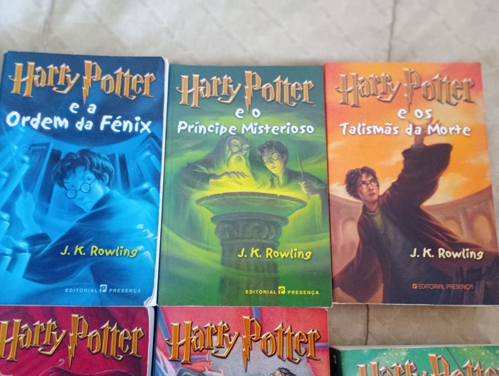 Coleção completa de livros Harry Potter