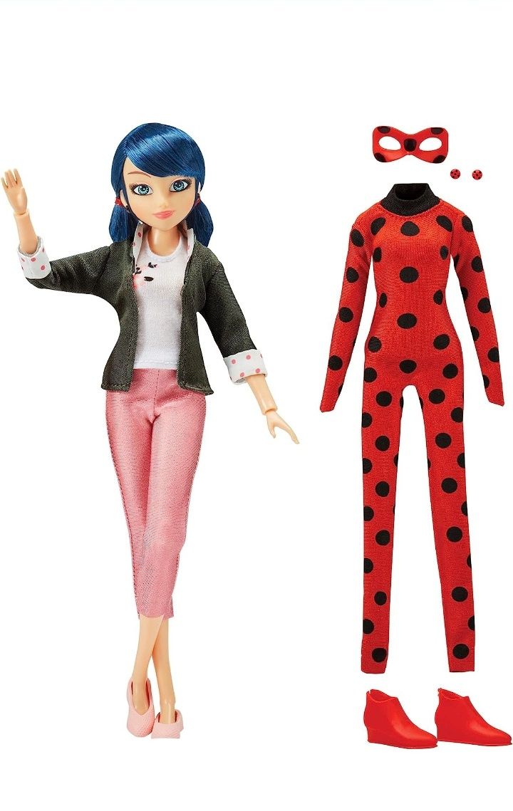 Lady bug Marinette Леді Баг шарнірна з додатковим одягом