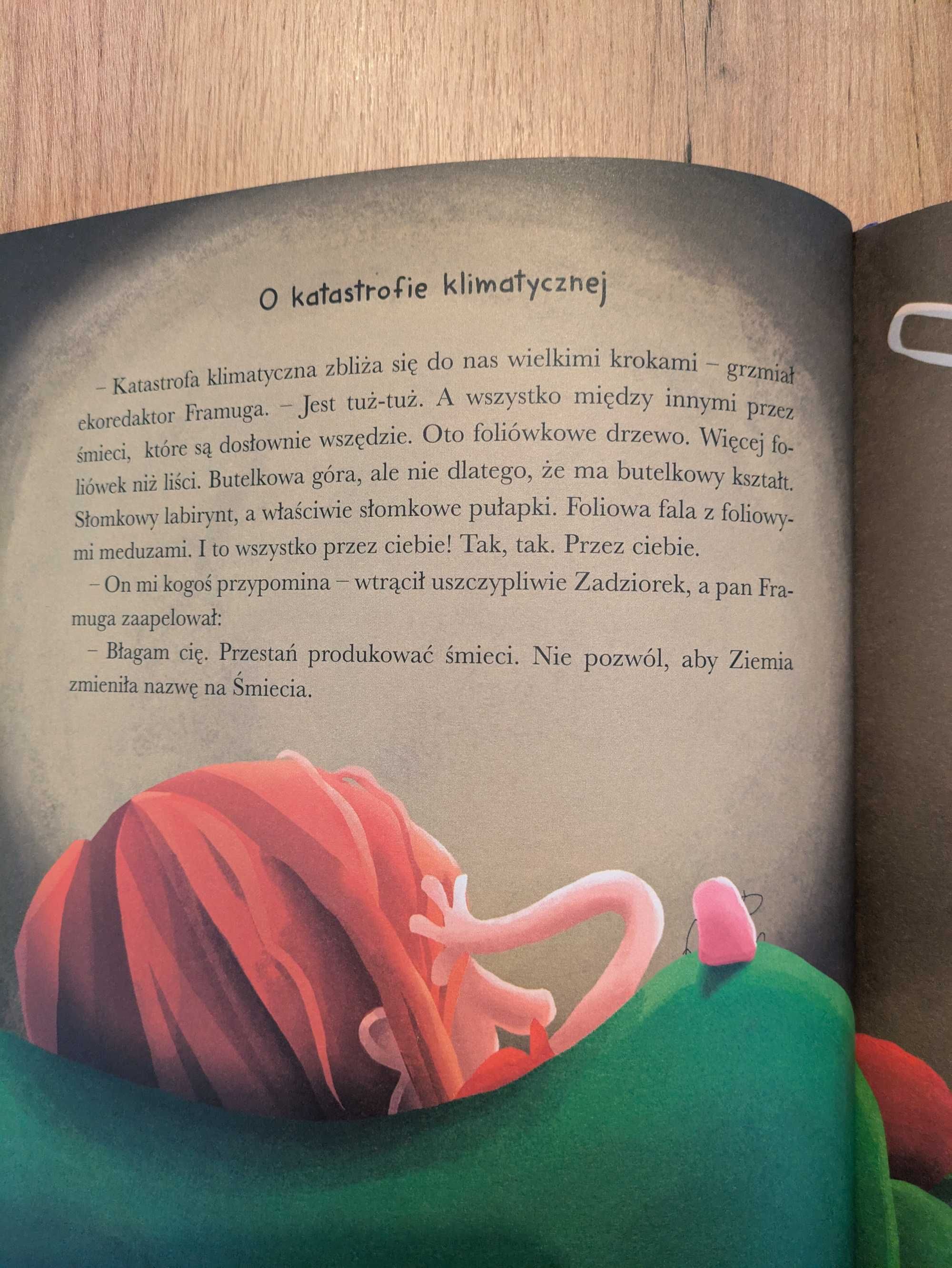 Książka dla dzieci Maniutka ratuje świat ekologiczna zabawna