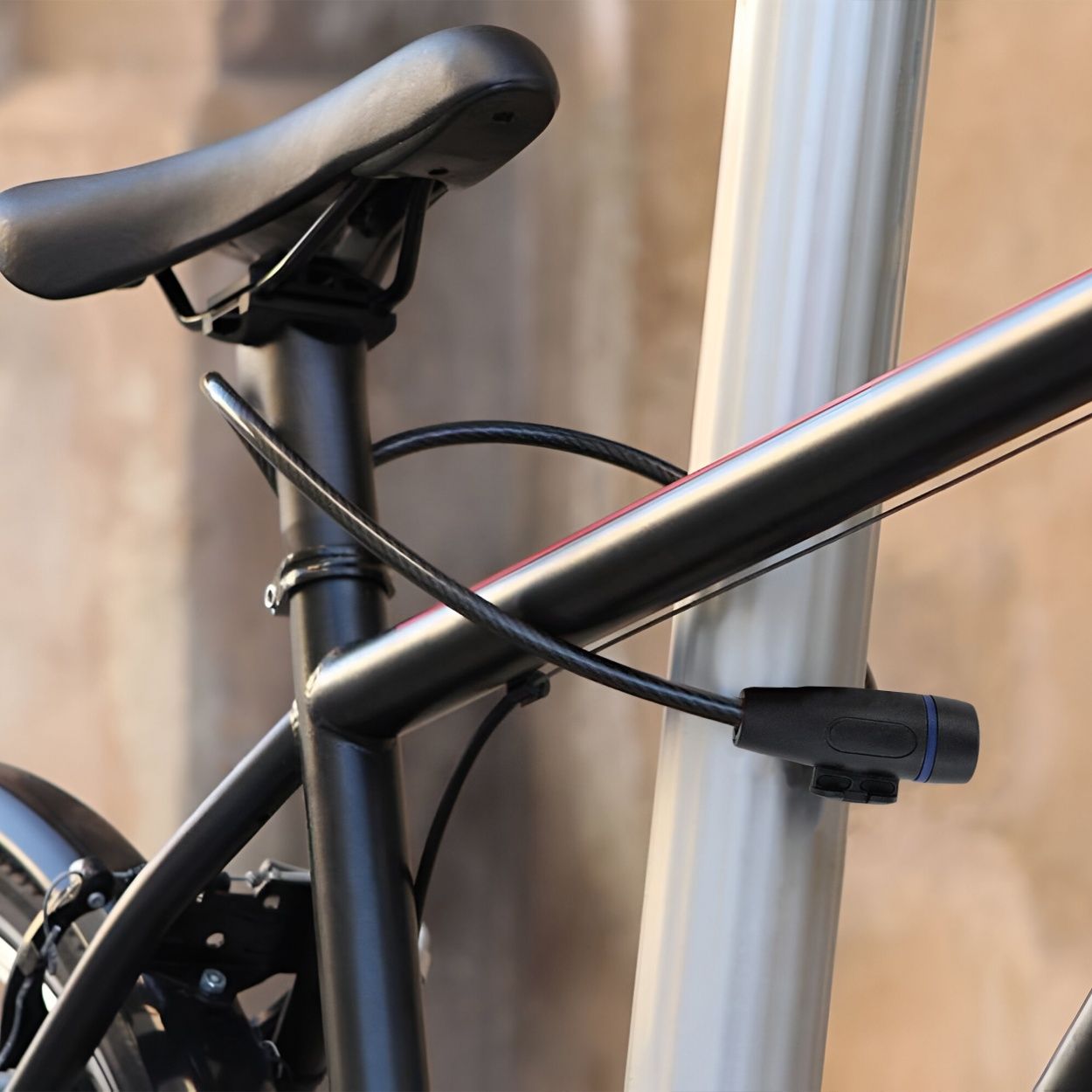 Blokada rowerowa zabezpieczenie zamek do roweru