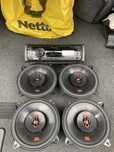Zestaw car audio: Radio Pioneer MVH-S320BT + JBL Stage3 527 (13cm)
