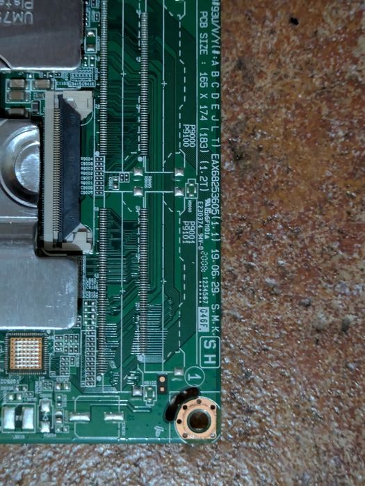 Motherboard LG 75" tv peças