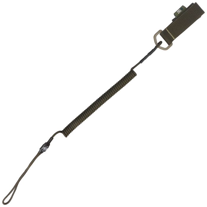 Smycz M-Tac Retraktor Lite Kombinowana Z D-Ringiem Olive