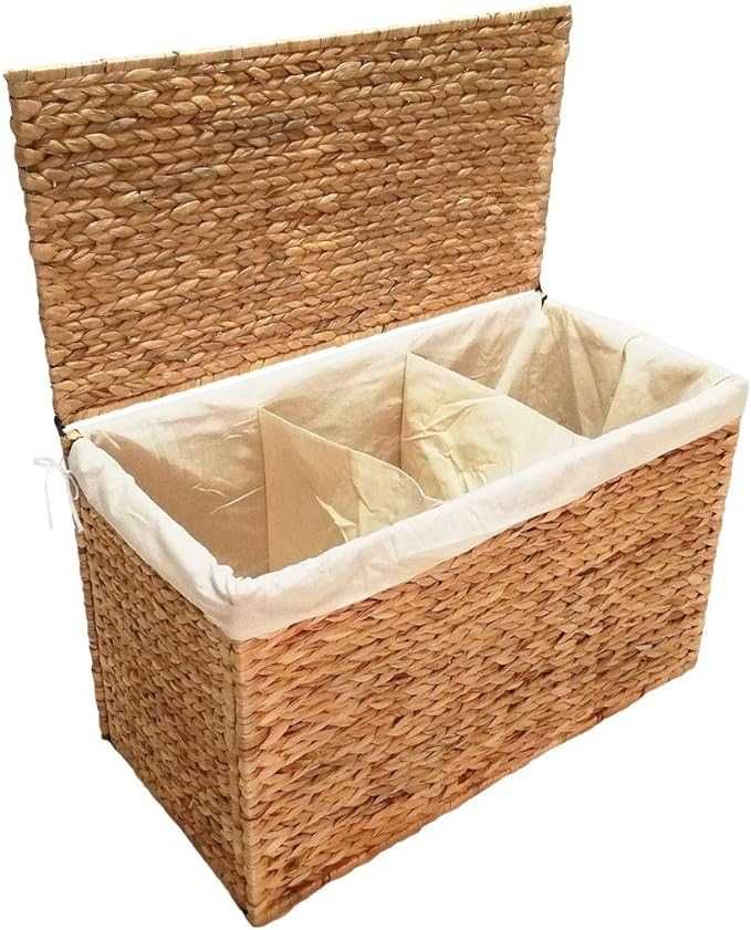 Kosz na pranie z hiacyntu wodnego