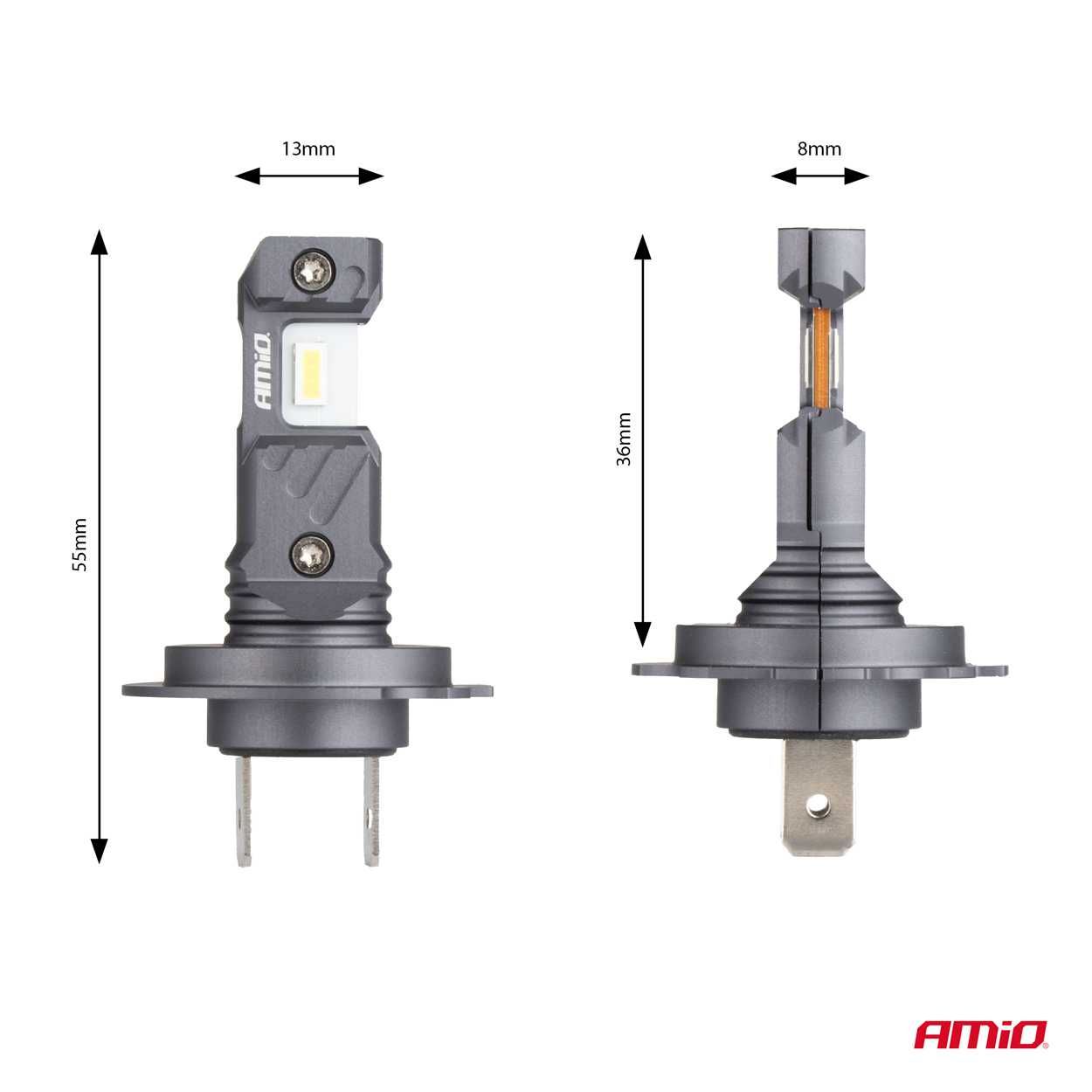 Żarówki led Hybrid H7 H18 mocne CANBUS