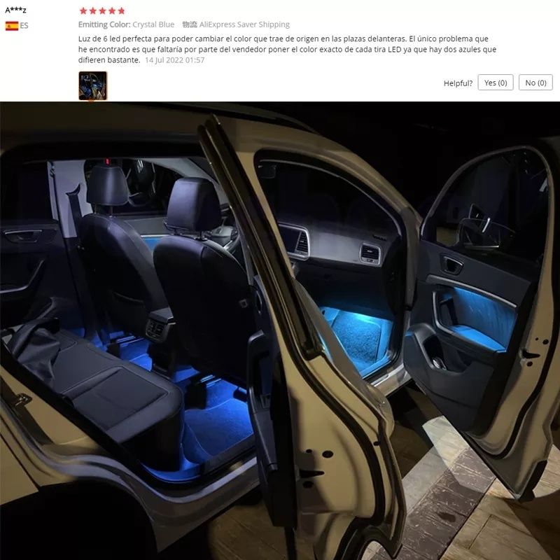 Штатная LED подсветка салона,подсветка ног багажника AUDI/Volkswagen