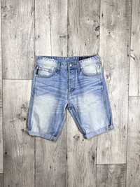 Jack&jones шорты w30l32 размер женские джинсовые голубые