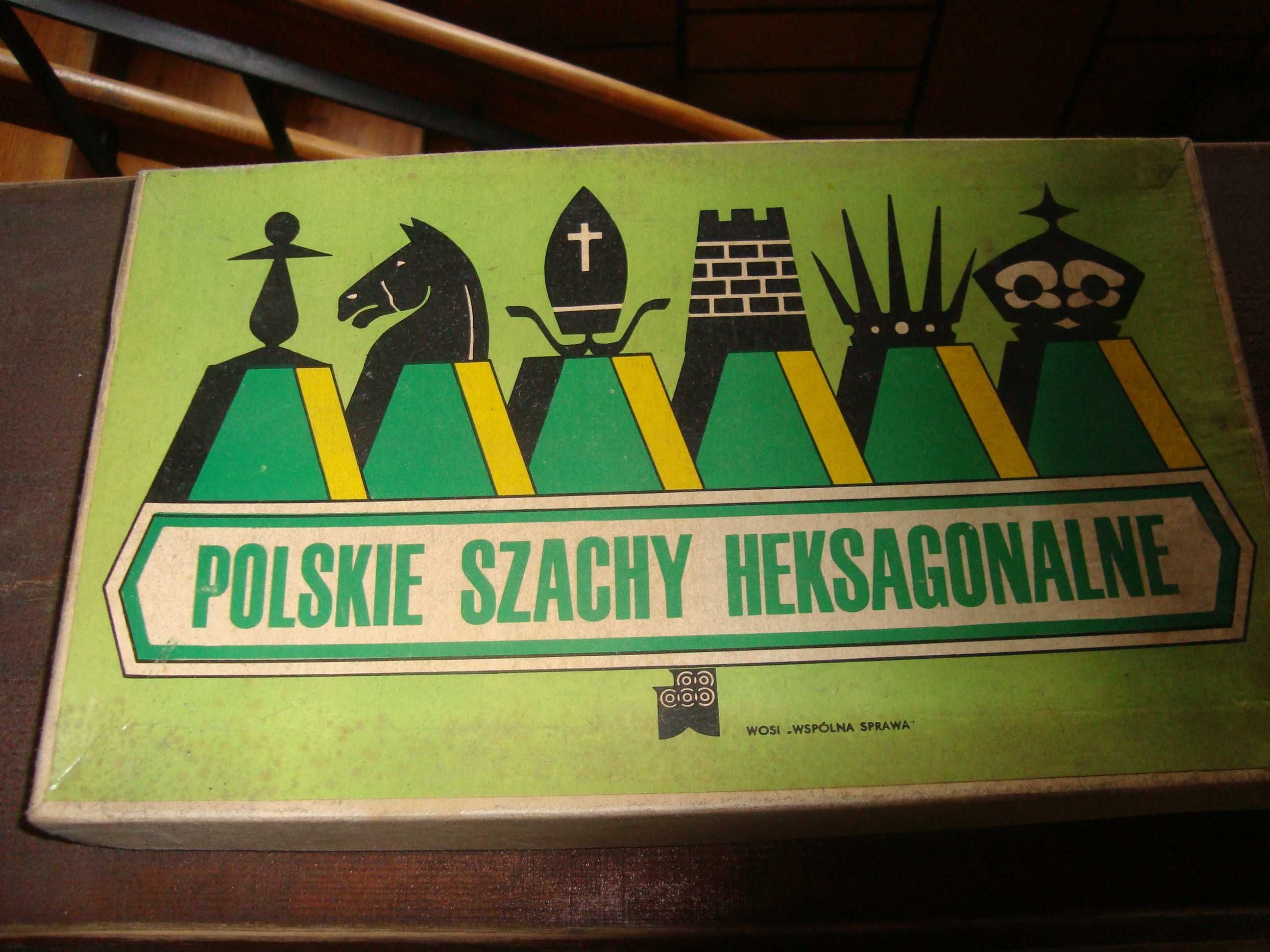 Polskie Szachy Heksagonalne PRL-1977 rok nieużywane