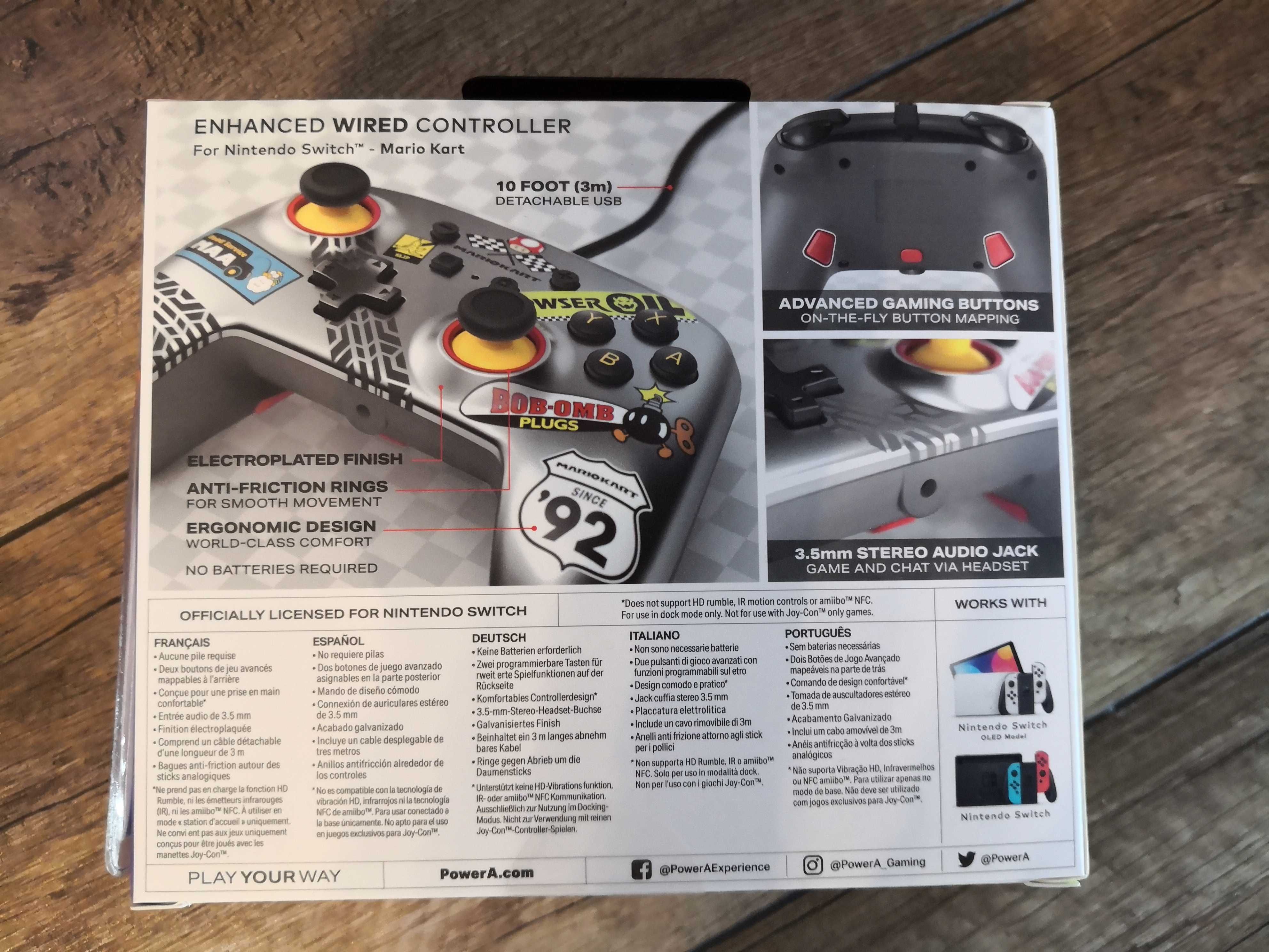 Kontroler  Pad POWERA NSGP0145-01 Mario Kart Switch