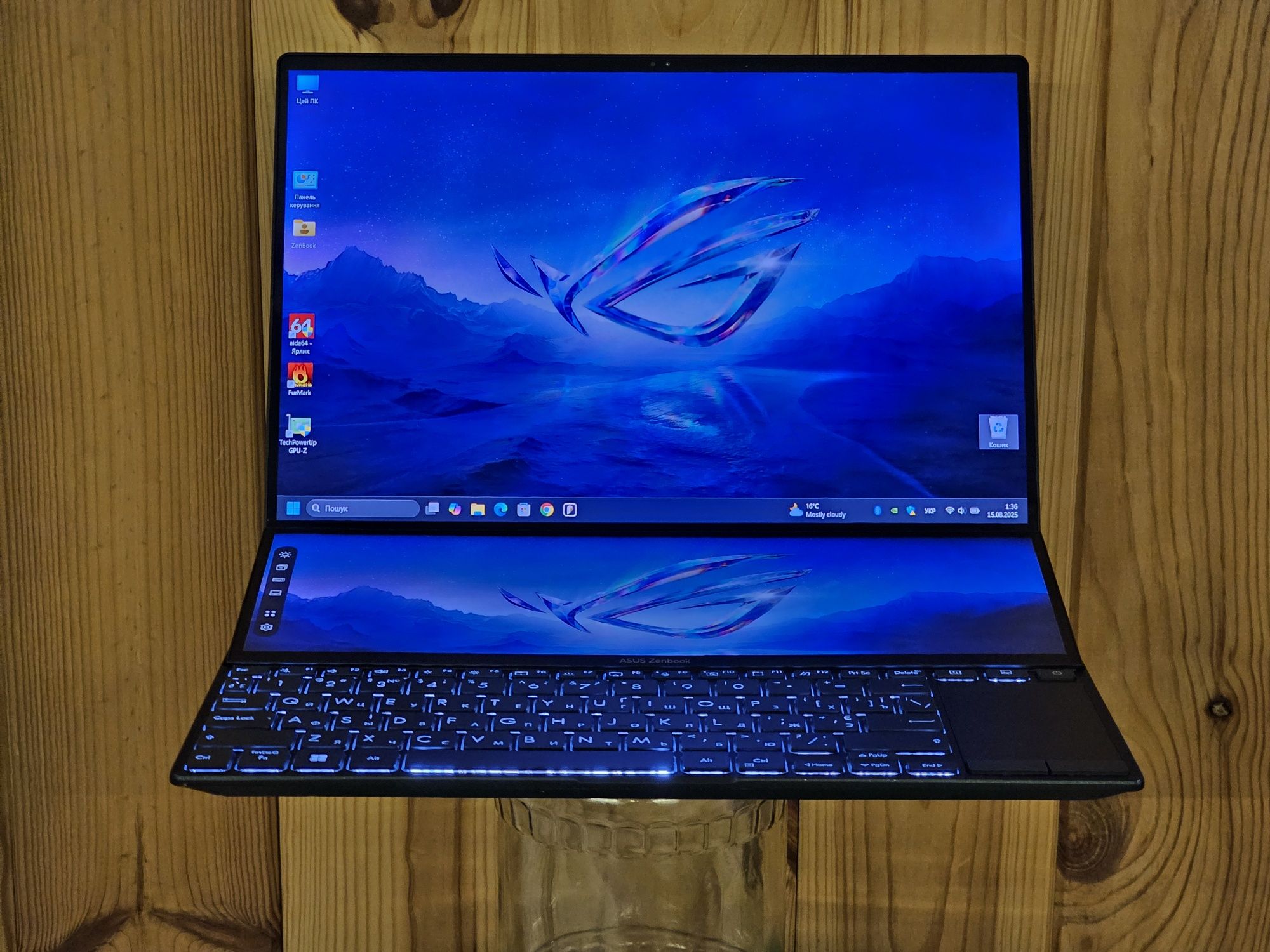 ASUS ZenBook Pro 14 Duo OLED/i9 13900H/32GB DDR5/RTX 4050/SSD 2TB