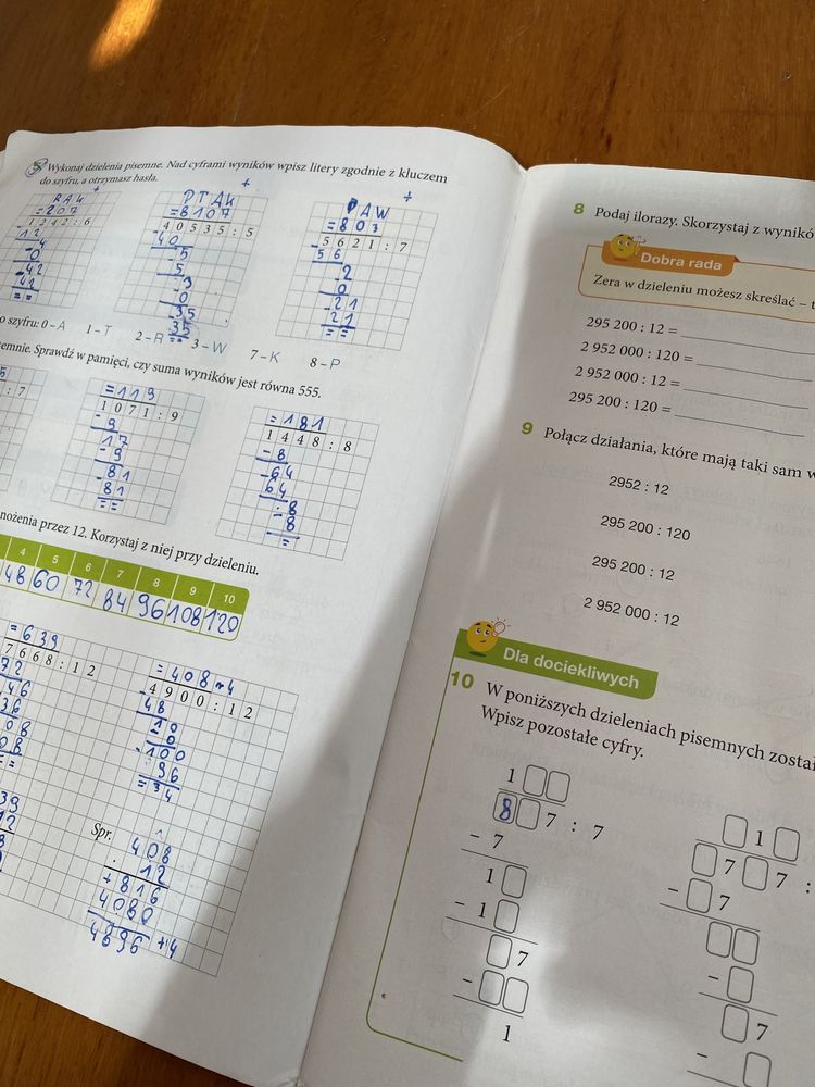 Zeszyt ćwiczeń 5 matematyka z kluczem nowa era