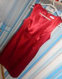 Czerwona elegancka sukienka marki orsay