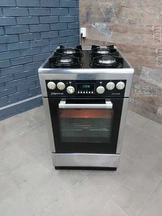 Продаю газову плиту нержавійка AEG 47645 доставка гарантія недорого бу