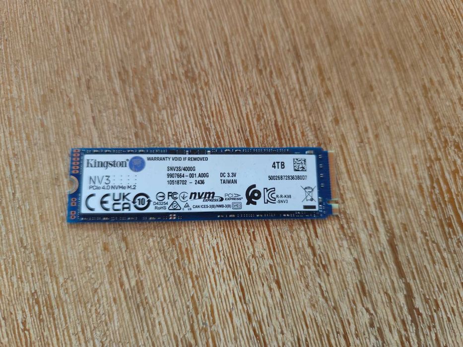 Kingston SNV3S 4000G 4TB PCIe4.0 NVME M.2