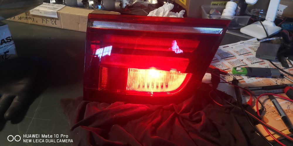 Bmw X5 E70 Lci farol traseiro esquerdo mala