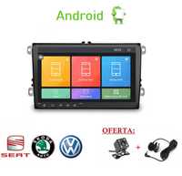 (NOVO) Rádio • 2DIN 9" • VW SEAT SKODA • Android • [2+32GB] • Wifi GPS