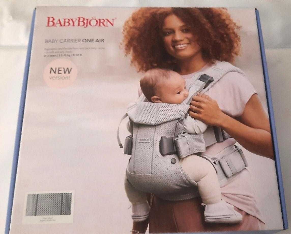 Nosidełko BabyBjorn One Air - Srebrny