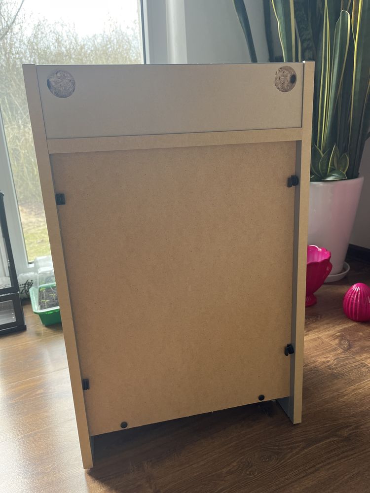 Stolik nocny szary IKEA Hauga 404.889.61