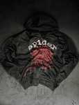 Sp5der Rhinestone Hoodie Black