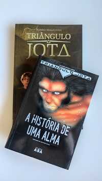 Lote de 2 livros "Triângulo Jota"