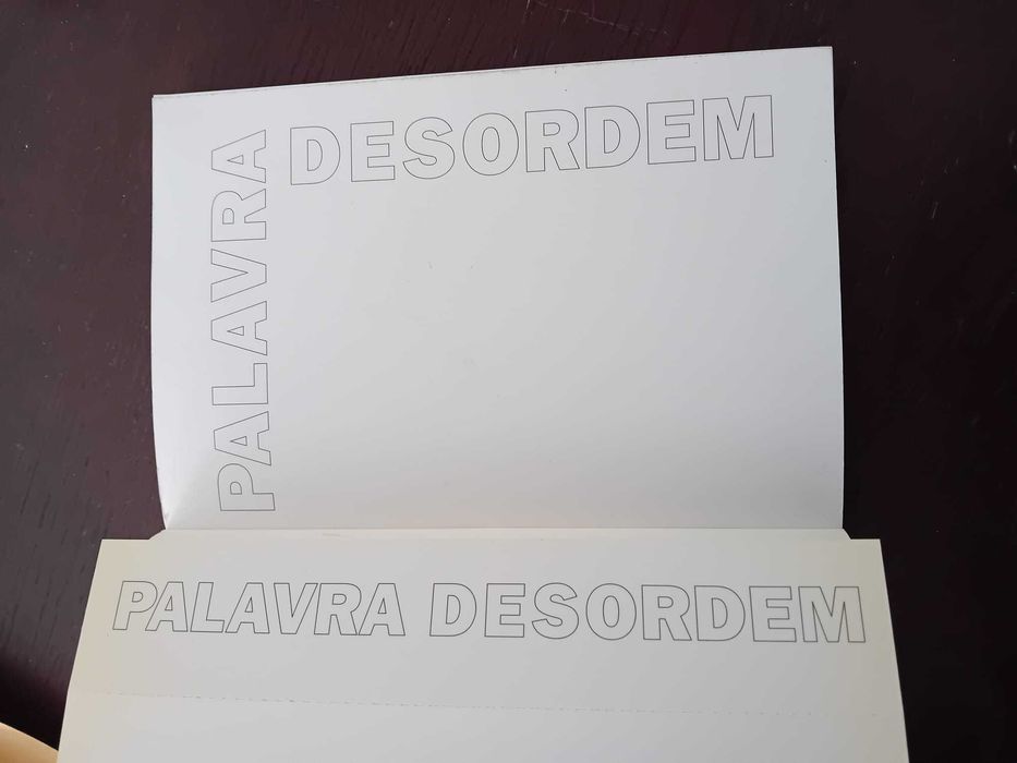 arnaldo antunes - palavra desordem