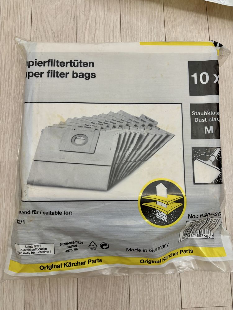 Karcher worki filtracyjne t12/1