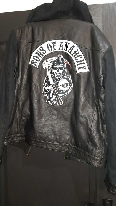 Шкіряна байкерська куртка "Sons of anarchy "