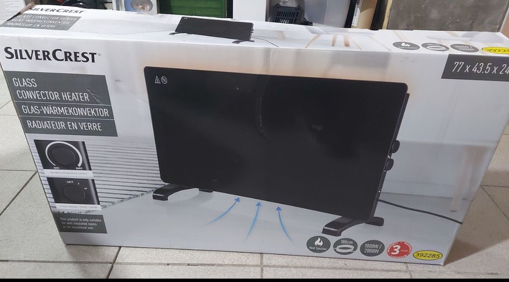 Скляний тепловий конвектор