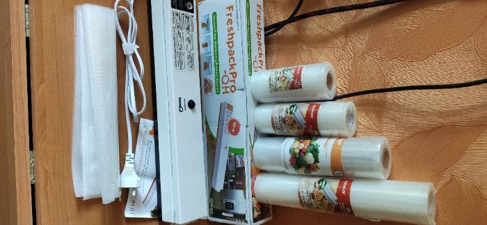 Пакеты для вакуматора рифленые 5м ширина 12/15/20/25/28 см
