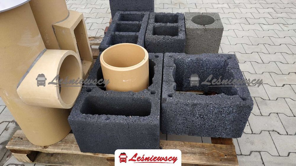 KOMIN ceramiczny system kominowy 6m z wentylacją gwarancja-KURIER