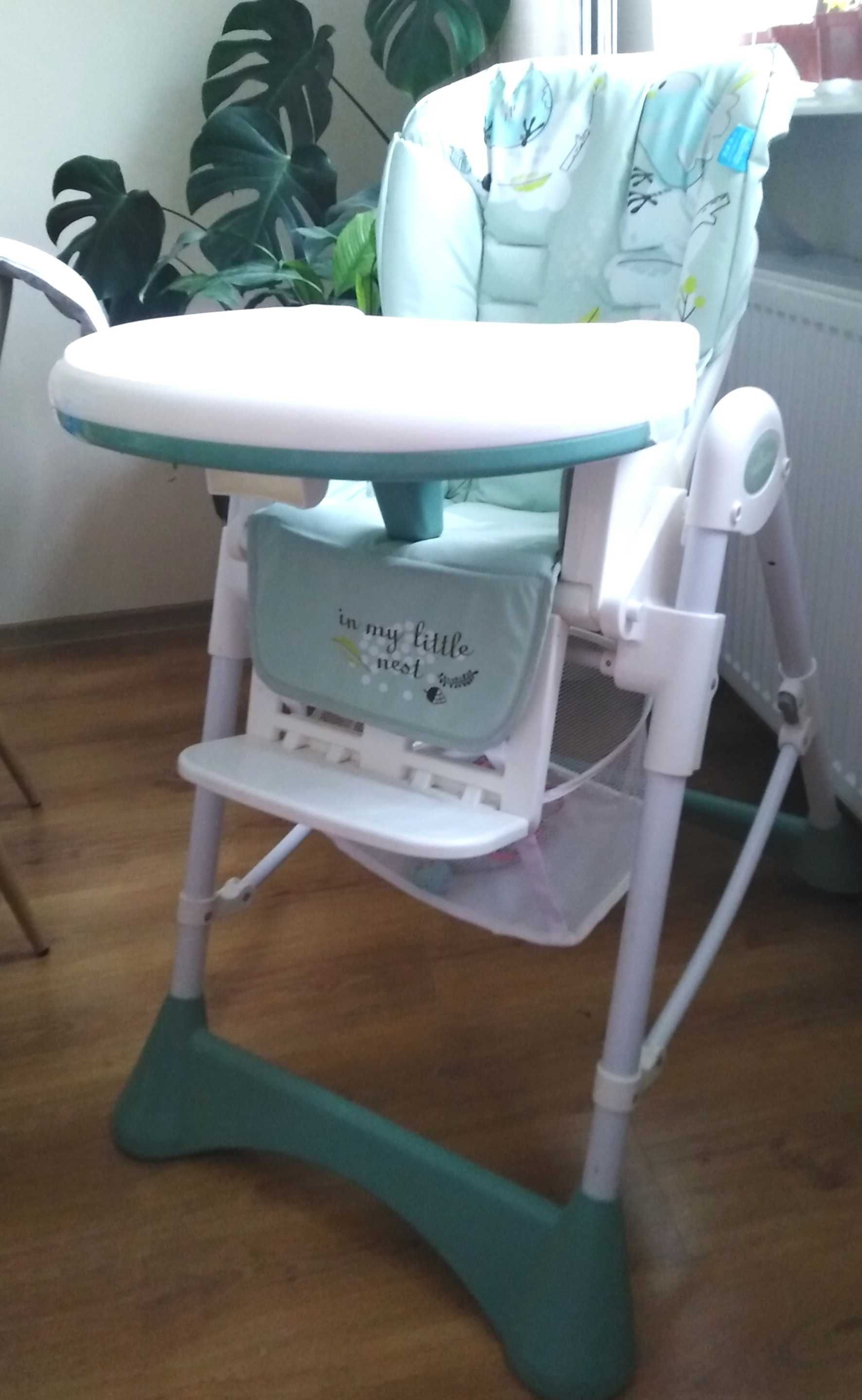 Fotelik krzesełko do jedzenia dla malucha baby design