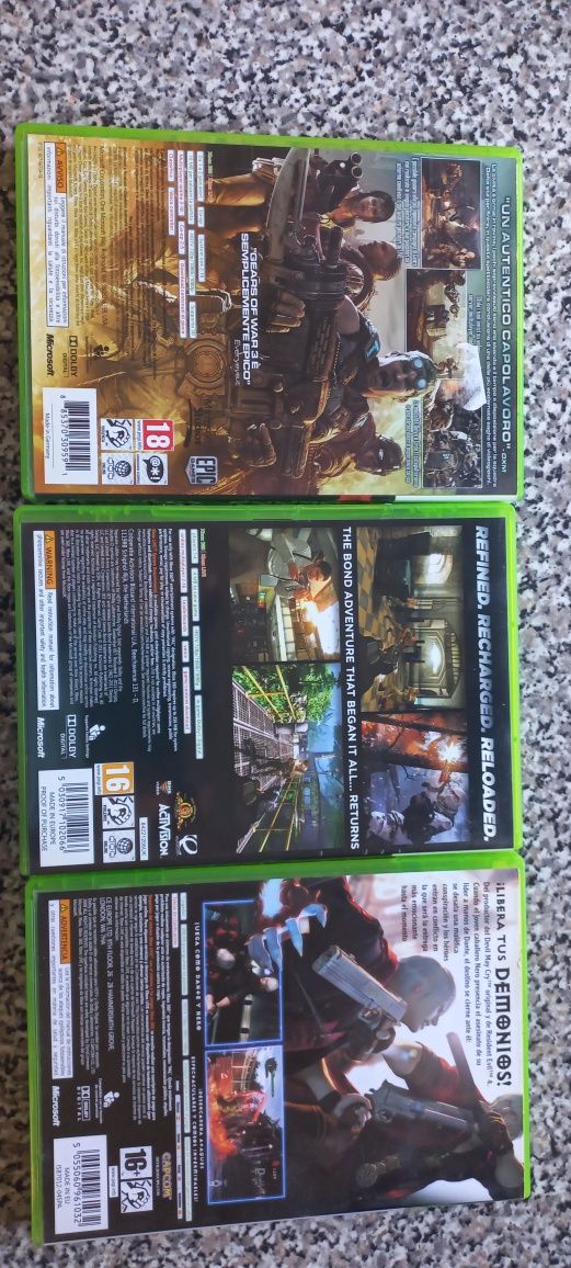 Goldeneye reloaded/Devil may cry 4/Gears of war 3 Xbox 360