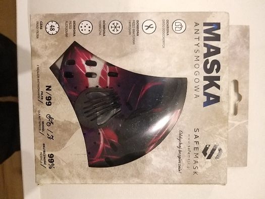 Maska antysmogowa SAFEMASK rozmiar M