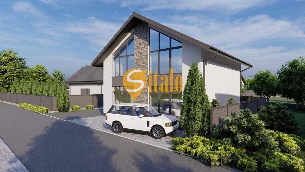 Компактний котедж у центрі с. Вишеньки, закрита територія. Без%