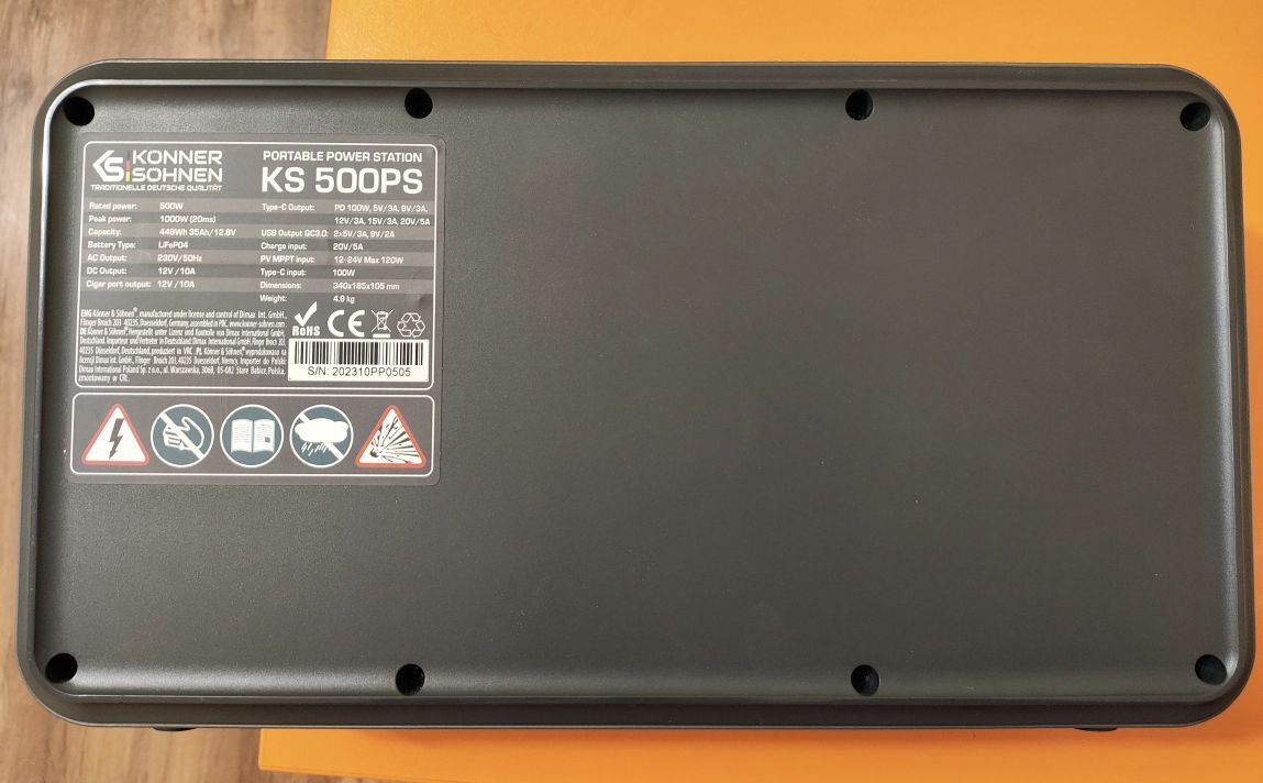 Зарядная станция Konner & Sohnen KS 500PS