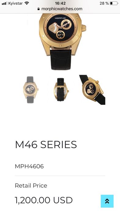 Часы Morphic M46 ( обмен также интересует -на технику, юв. изд. и т.д