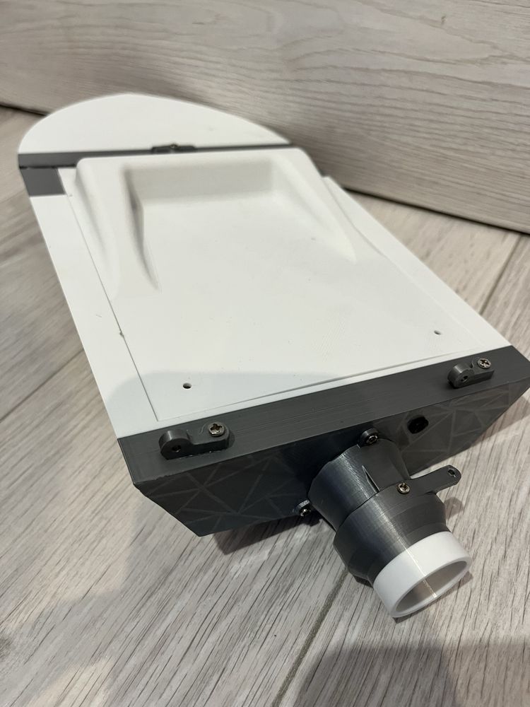 Łódka rc model z drukarki 3d