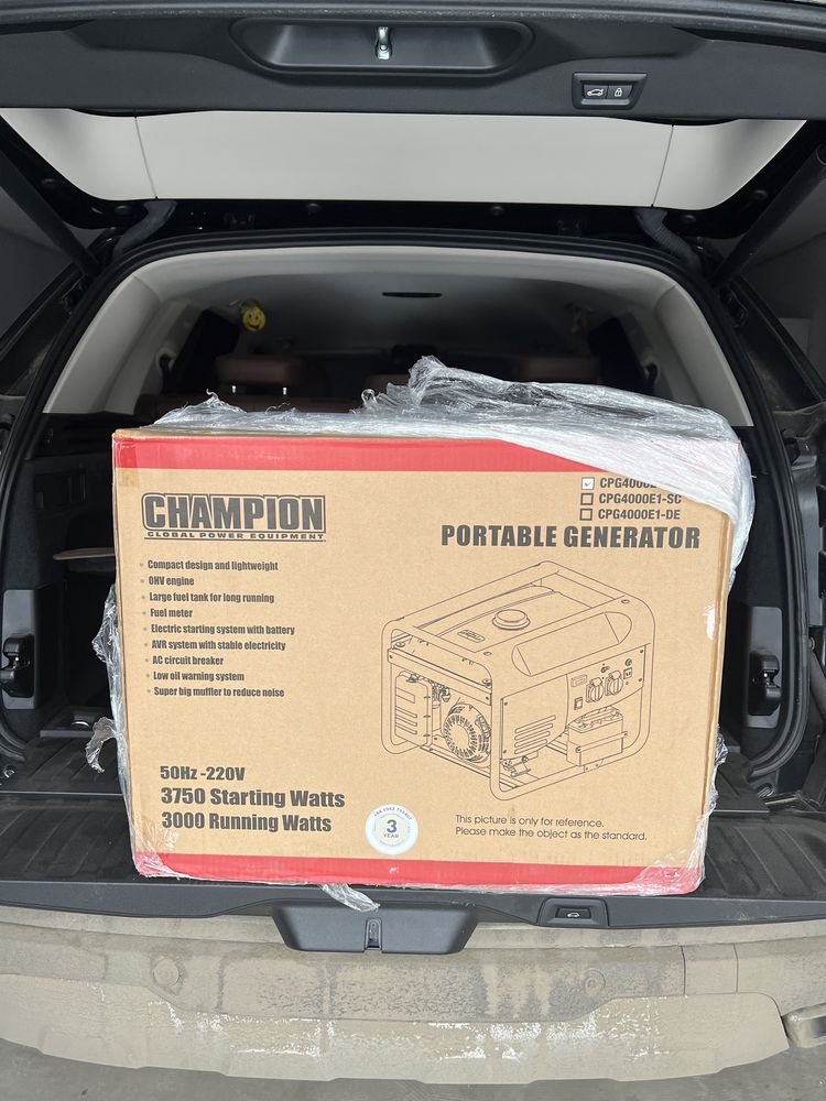 Генератор Champion CPG 4000 3750w