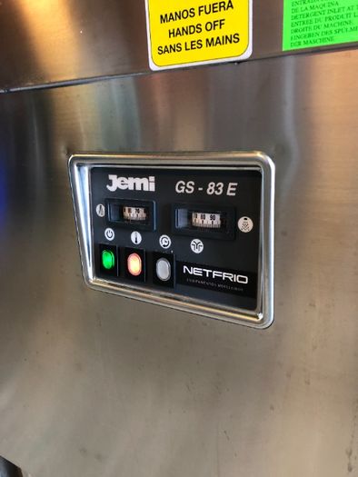 Máquina lavar loiça capota Jemi GS-83 ECO Cesta 500x500mm NOVA netfrio