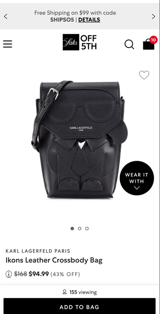 Сумка Karl Lagerfeld Оригінал