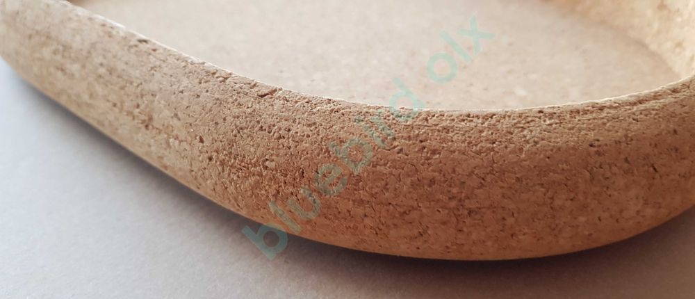 Zestaw korkowy tacka + podkładka prostokątna 4 sztuki, naturalny korek