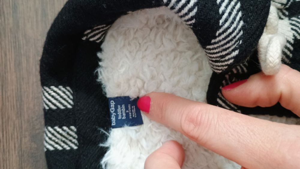 Płaszczyk płaszcz Gap 98 104 czarny wełna krata wełniany dziewczynki