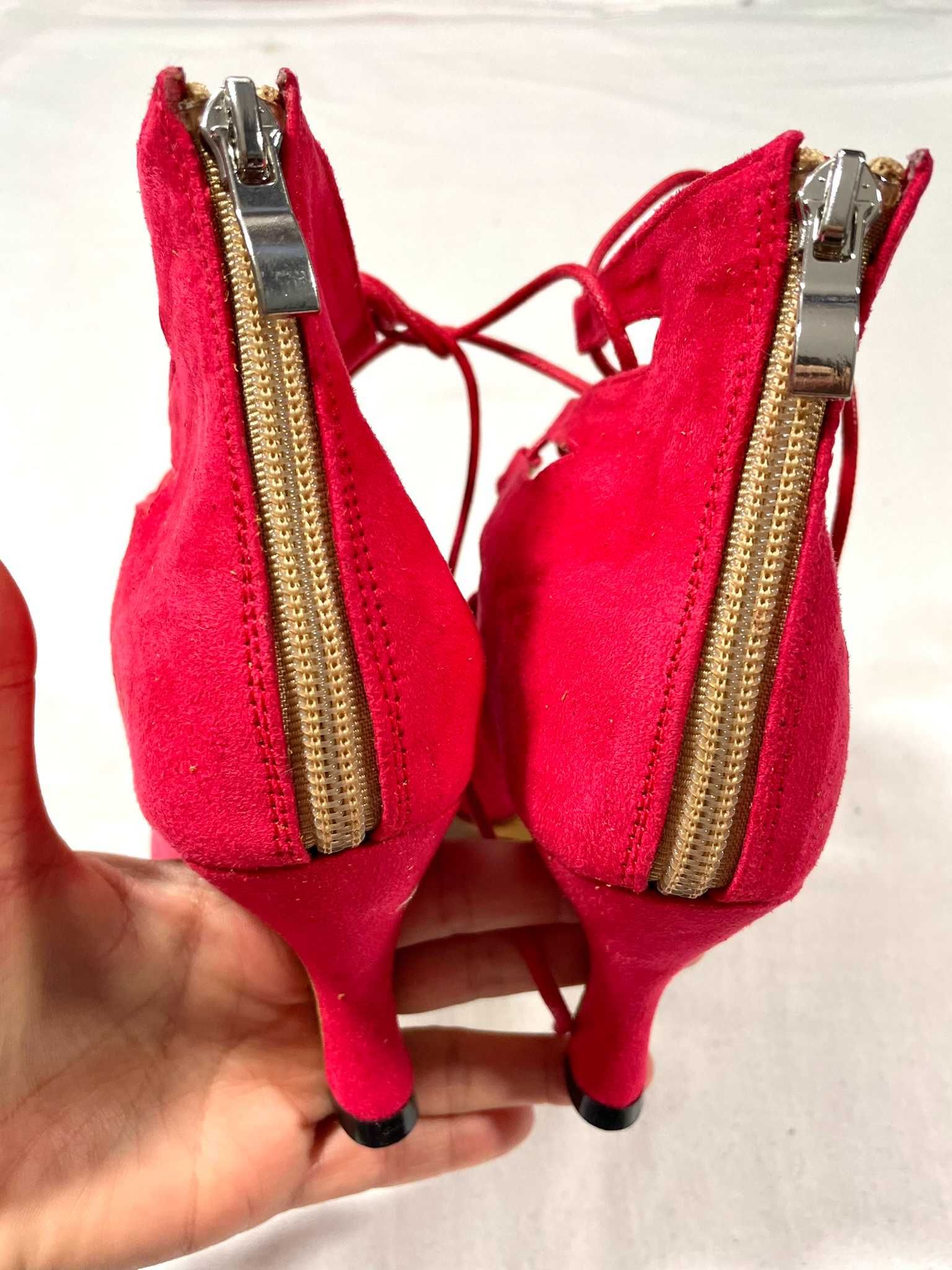 Nowe buty do tańca 37 czerwone