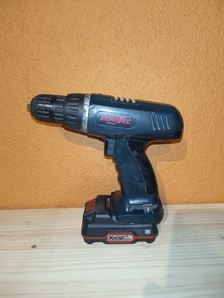 Wkrętarka akumulatorowa eurotec parkside