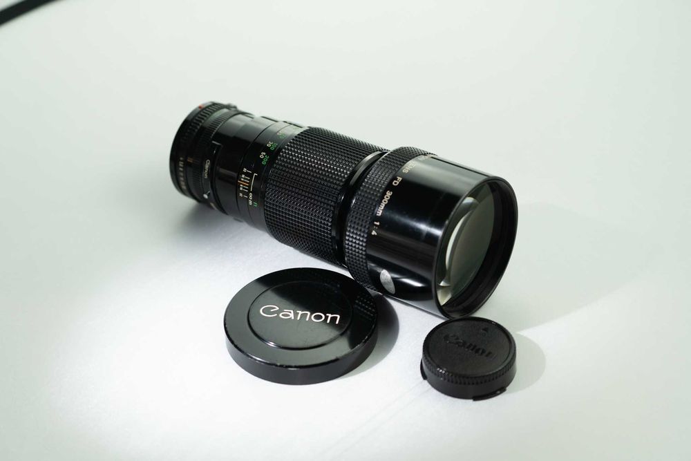 Lente Canon FD 300mm f/4. – Excelente Estado, Sem Fungos