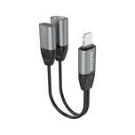 Przejściówka 2W1 Ze Złącza Lightning Na Lightning + 3,5 Mm Mini Jack