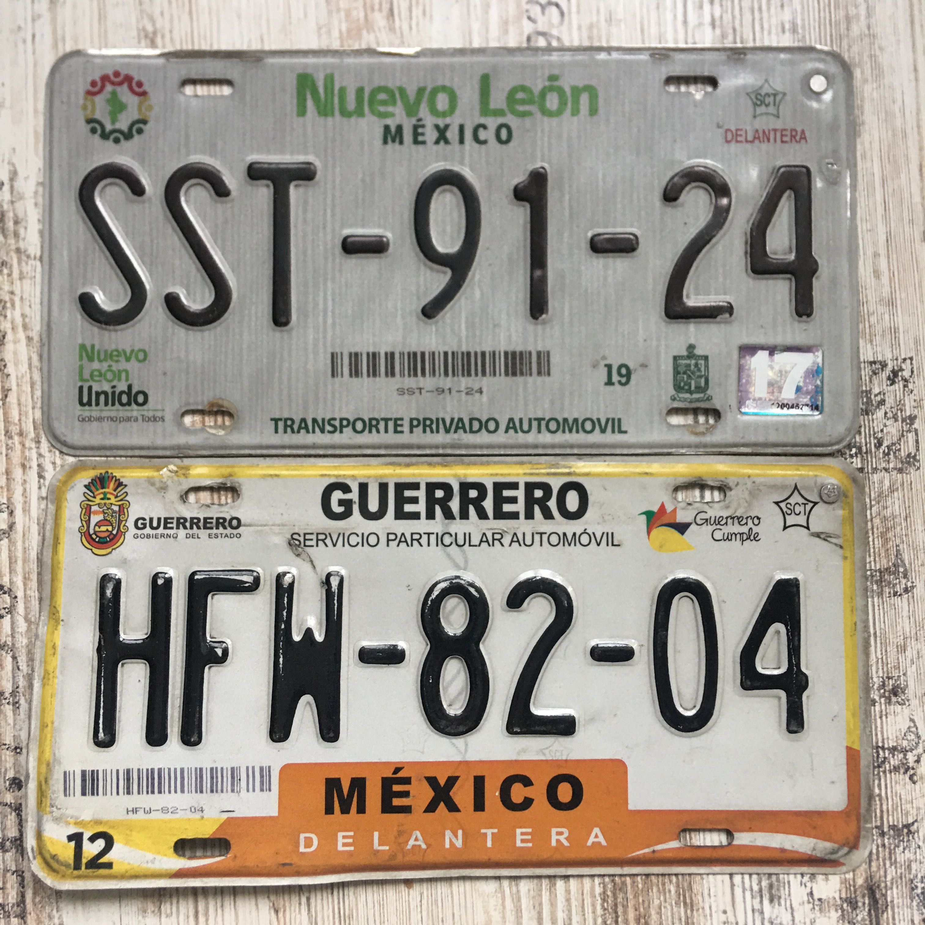 Мексиканский номерной знак мексика автомобильный номер Mexico plate