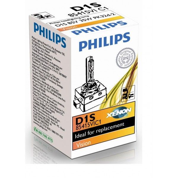 Lâmpadas Philips Xénon Vision 4600K D1S/D2S/D3S/D5S - Portes Grátis
