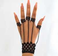 Ozdoba na rękę bransoletka Gothic Lolita punk