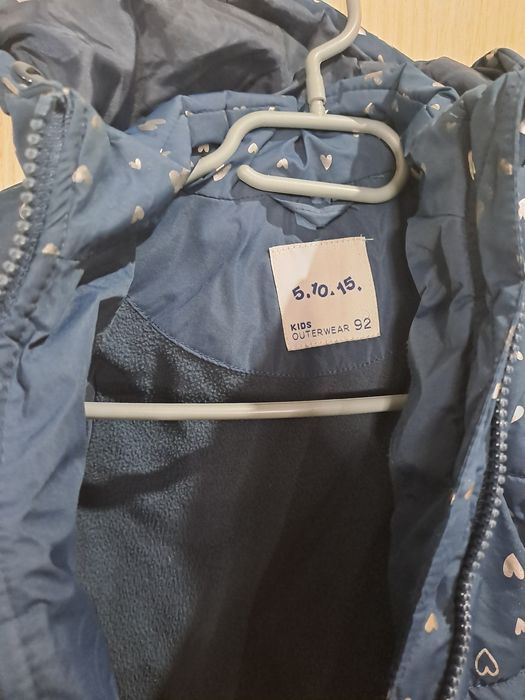 Kurtka dziewczęca wiosenno jesienna r.92  5-10-15